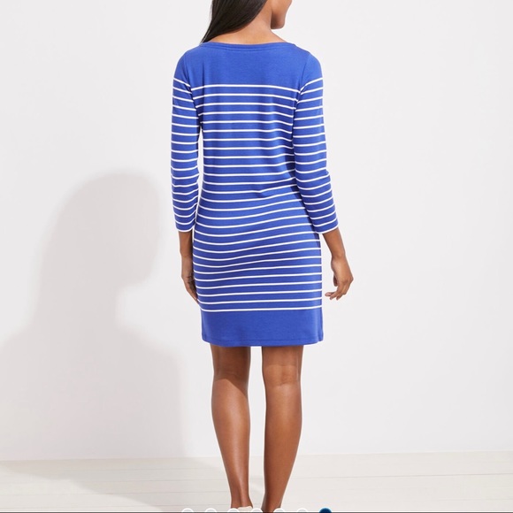 Vineyard Vines Striped Simple Boatneck Dress - Picture 4 of 16